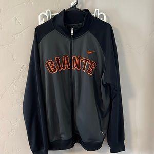 Mens Nike San Fransisco Giants  zip up